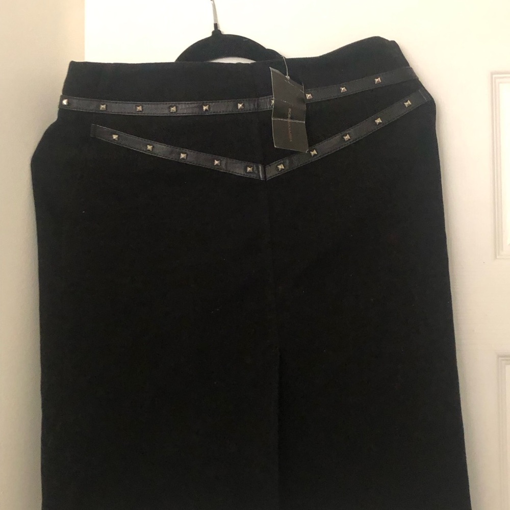 NWT BCBG Max Azria studded velvet skirt size 4